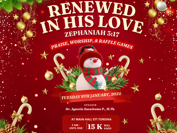 Sekolah Tinggi Teologi Torsina Mengadakan Natal Meriah dengan Tema "Renewed In His Love"